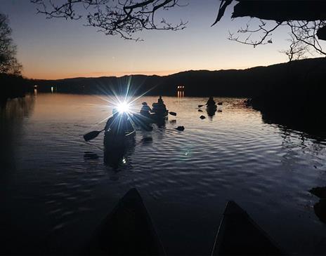 Visitors Dark Sky Canoeing & Star Gazing with Path to Adventure in the Lake District, Cumbria