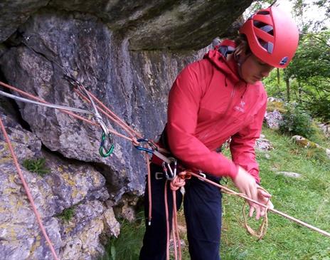 Rock Climbing Skills Instruction with The Lakes Mountaineer in the Lake District, Cumbria