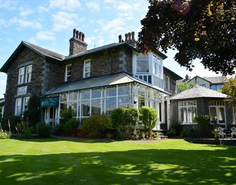 Exterior and Garden Space at Rothay Garth B&B in Ambleside, Lake District