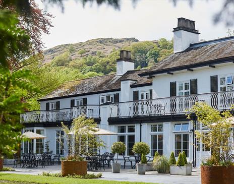 Exterior of Rothay Manor in Ambleside, Lake District