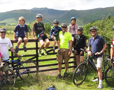 Guided Family Bike Skills with Saddle Skedaddle in the Lake District, Cumbria