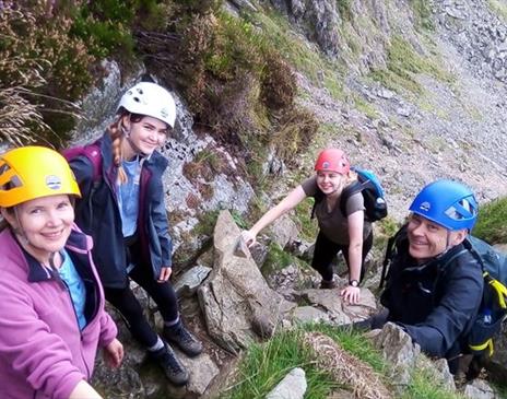 Grade 1 Scrambling Experience with The Lakes Mountaineer in the Lake District, Cumbria