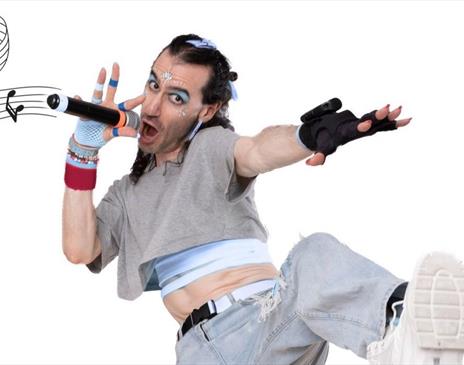 Beatboxer rapper event performance