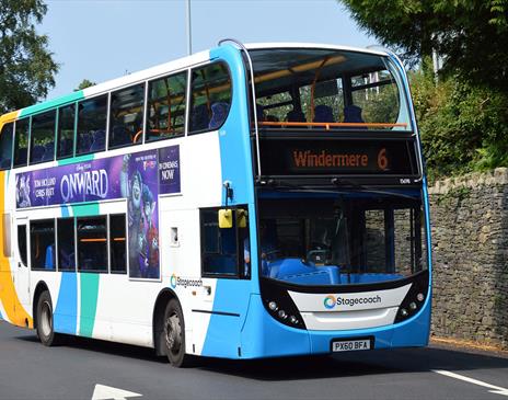 Stagecoach number 6 service between Barrow-in-Furness and Bowness-on-Windermere. Photo: Lee Wardle.