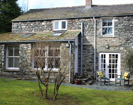 Exterior and Garden Seating at Stair Cottage in Stair, Lake District