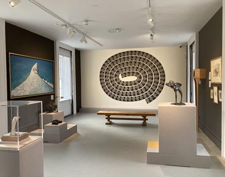 An art display at Abbot Hall