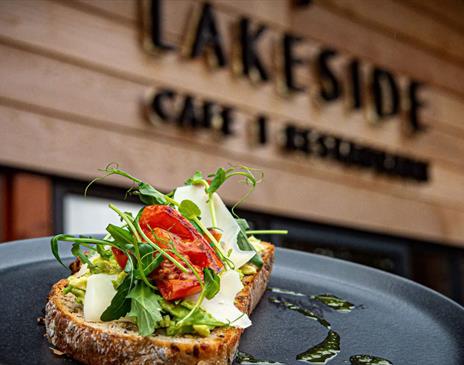 Food at Lakeside Café Restaurant in Keswick, Lake District