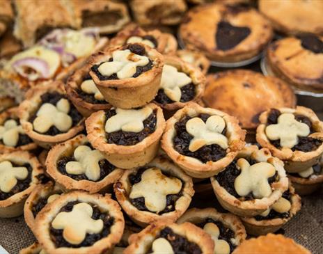 Mince Pies at Taste Cumbria Christmas in Cockermouth, Cumbria
