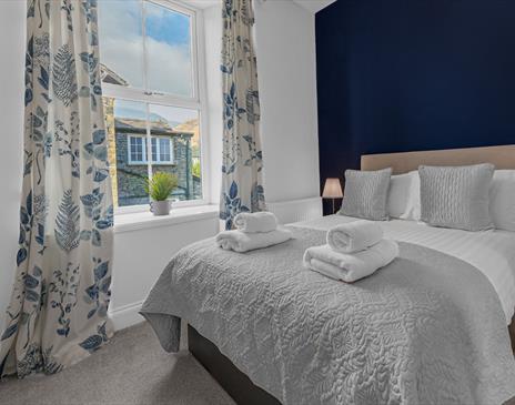 Double bedroom at The Apartments Coniston in the Lake District, Cumbria