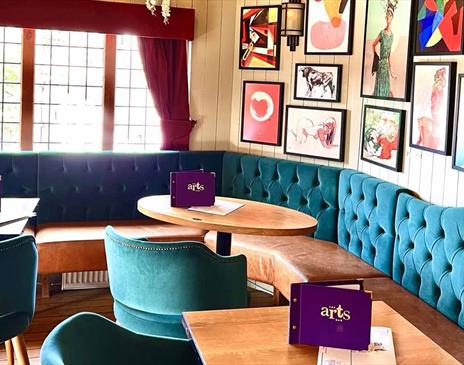 Interior Seating at The Arts Bar & Grill in Bowness-on-Windermere, Lake District