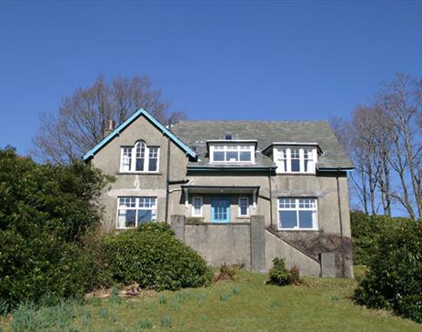 Exterior and Front Garden at The Coppice in Manesty, Lake District