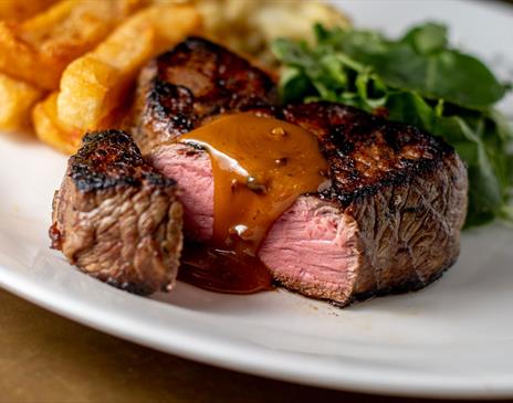 Steakhouse Dinners at The Fleece at Ruleholme near Irthington, Cumbria