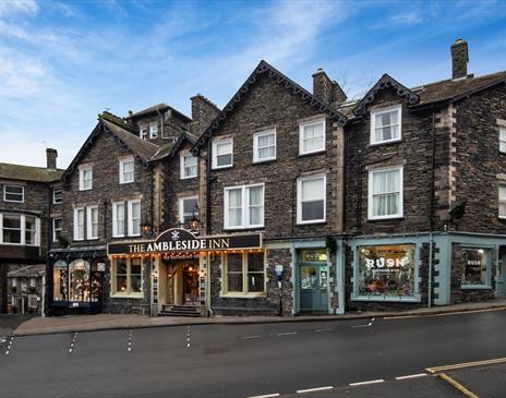 Exterior of The Ambleside Inn in Ambleside, Lake District