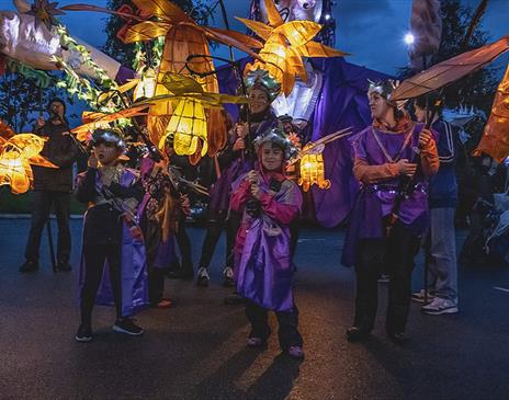 Photo from the Kendal Torchlight Gathering in Kendal, Cumbria