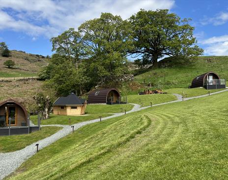 Exteriors at Troutbeck Camping Pods in Troutbeck, Lake District