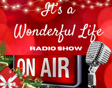 It's a wonderful life - radio show play poster