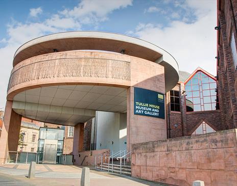Exterior and Viewpoint at Tullie House Museum and Art Gallery in Carlisle, Cumbria by D&H Photographers