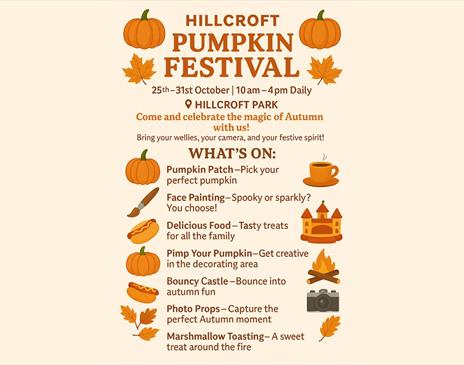 Hillcroft Pumpkin Festival Poster