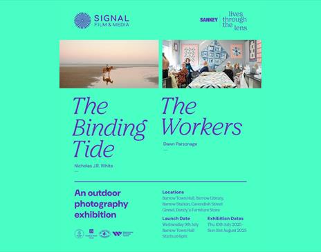 The Binding Tide & The Workers exhibition poster