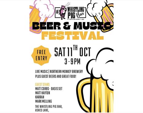 Whistling Pig Beer and Music Festival Poster