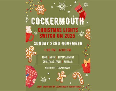 Cockermouth Christmas Lights Switch On poster