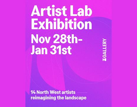 "Artist Lab Exhibition" poster