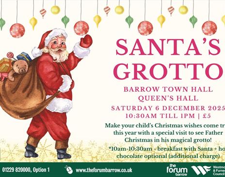 Santa's Grotto at Barrow Town Hall