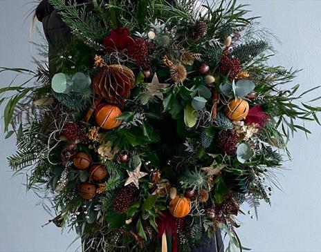 Christmas Wreath Making Workshop with Bluebell & Ivy at The Swan Hotel & Spa in Newby Bridge, Lake District