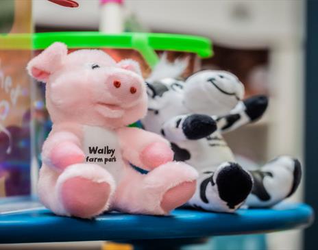 Stuffed Toys at The Gift Shed at Walby Farm Park in Walby, Cumbria