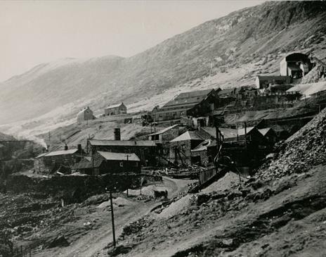 Black and white photo of Greenside Mine
