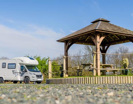 Touring Caravan at Woodclose Caravan Park in Kirkby Lonsdale, Cumbria