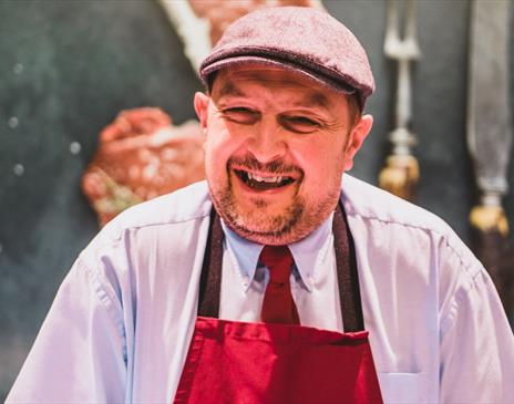 Mark Mallinson smiling at Cranstons Carlisle Food Hall