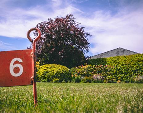 Putting Green at Best Western Plus Castle Inn Hotel in Bassenthwaite, Lake District