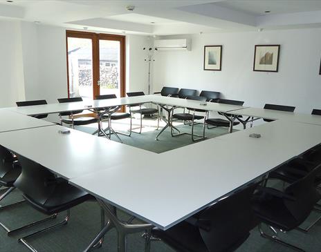 Board Room Layout at Conference Room at Cumbria Tourism Headquarters in Staveley, Cumbria