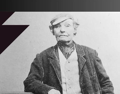 black and white photo of Sal Madge