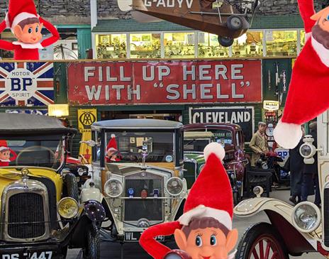Poster for the Elf Trail at Lakeland Motor Museum in Newby Bridge, Lake District