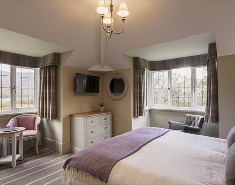 Double bedroom at Mary Mount Hotel in Borrowdale, Lake District