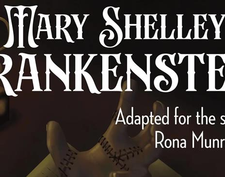 Poster for stage play of Mary Shelly's Frankenstein