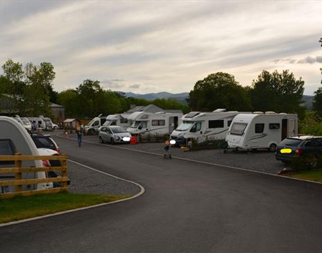 Camper Van Touring at Hillcroft Park Holiday Park in Pooley Bridge, Lake District