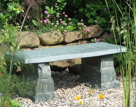 Benches and Local Goods from Honister Green Slate Shop near Borrowdale, Lake District