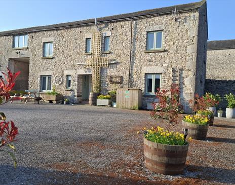 Exterior and Entrance at The Coach House at Brackenthwaite Farm near Arnside