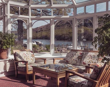 The Conservatory at Lakeside Hotel & Spa in Newby Bridge, Lake District