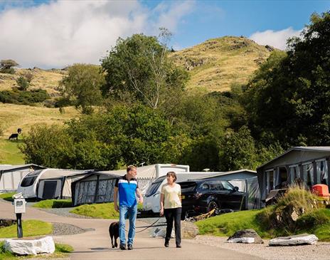 Camping Pitches at Park Cliffe Camping & Caravan Park in Windermere, Lake District