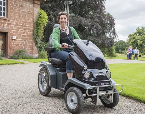 Tramper hire at Acorn Bank. Photo: National Trust Images - Stuart Smith