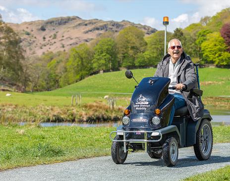 Tramper hire at Langdale Estate. Photo: Lake District Mobility