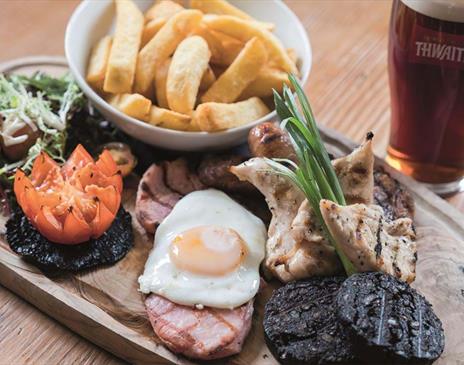 Delicious Food at The Royal Oak, Keswick in the Lake District, Cumbria