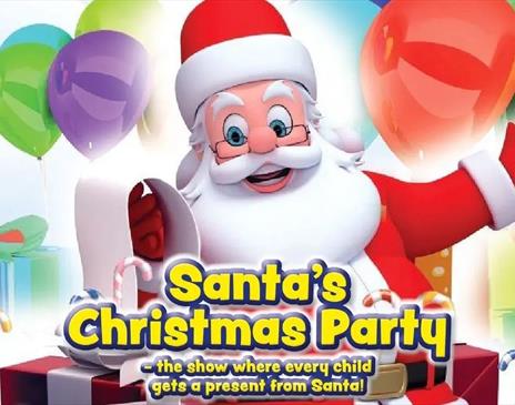 Santa Claus reading a list