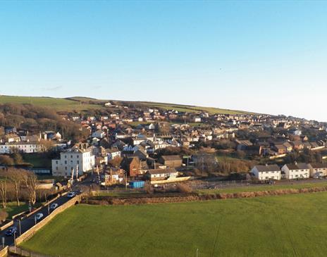 St Bees Village. Photo: Doug Sim, CC BY-SA 3.0 <https://creativecommons.org/licenses/by-sa/3.0>, via Wikimedia Commons