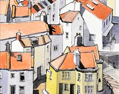 Buildings in the Landscape' using Line & Wash with John Harrison