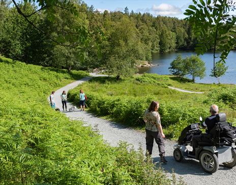 Tramper hire at Tarn Hows. Photo: ©National Trust Images